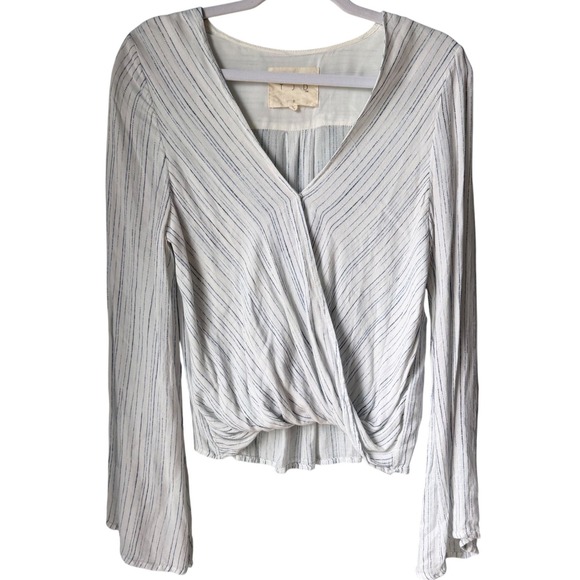The Jetset Diaries Tops - The Jetset Diaries TJD Blouse Long Sleeve Rayon Blouson Airy Lightweight Small